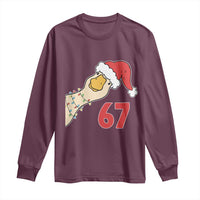 Funny Christmas Silly Goose 67 Meme Festive Holiday Long Sleeve Shirt - Wonder Print Shop