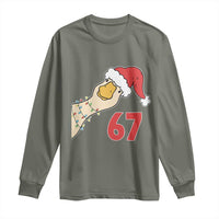 Funny Christmas Silly Goose 67 Meme Festive Holiday Long Sleeve Shirt - Wonder Print Shop