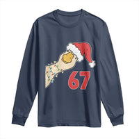 Funny Christmas Silly Goose 67 Meme Festive Holiday Long Sleeve Shirt - Wonder Print Shop