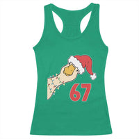Funny Christmas Silly Goose 67 Meme Festive Holiday Racerback Tank Top - Wonder Print Shop
