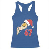 Funny Christmas Silly Goose 67 Meme Festive Holiday Racerback Tank Top - Wonder Print Shop