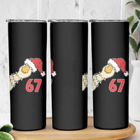 Funny Christmas Silly Goose 67 Meme Festive Holiday Skinny Tumbler - Wonder Print Shop