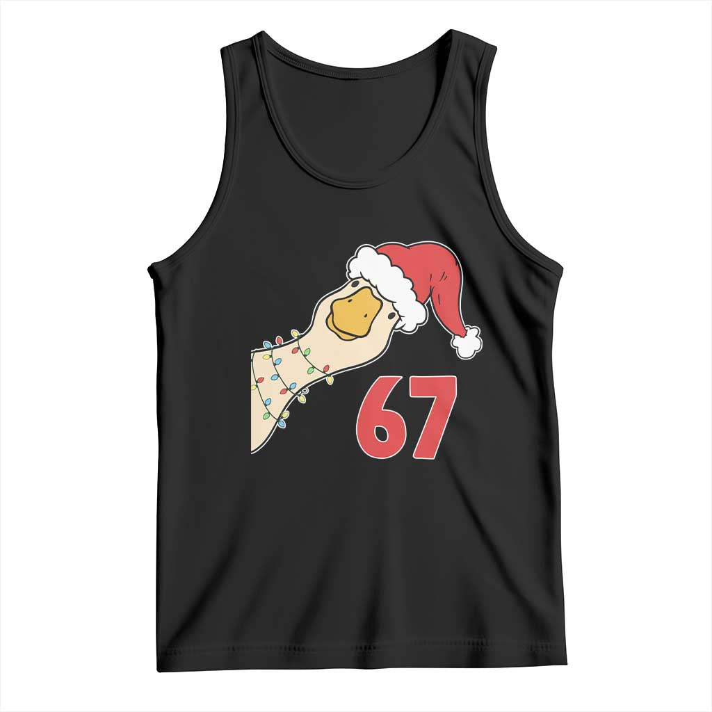 Funny Christmas Silly Goose 67 Meme Festive Holiday Tank Top - Wonder Print Shop
