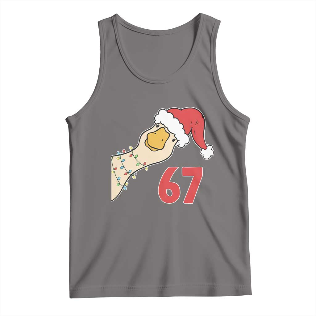 Funny Christmas Silly Goose 67 Meme Festive Holiday Tank Top - Wonder Print Shop