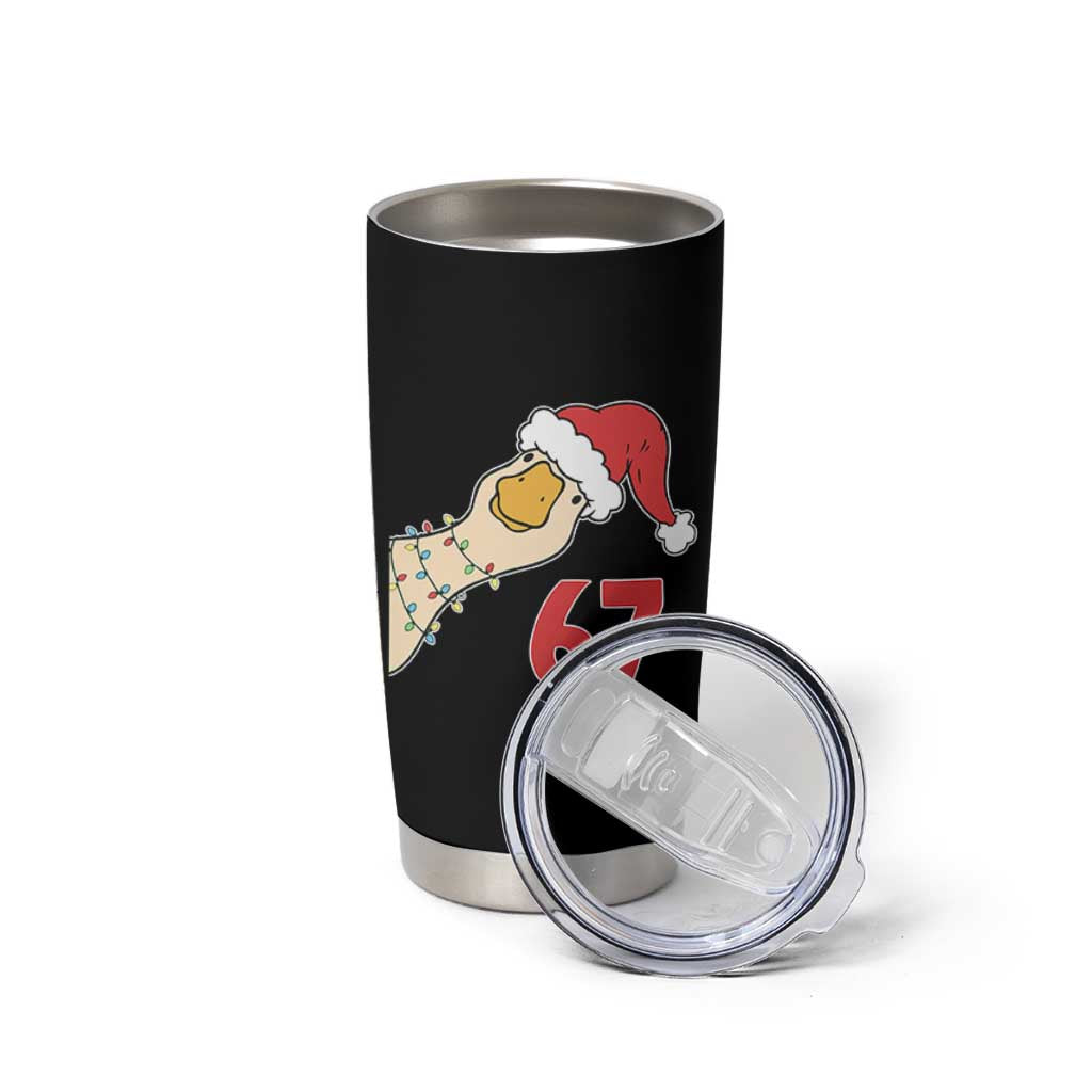 Funny Christmas Silly Goose 67 Meme Festive Holiday Tumbler Cup - Wonder Print Shop