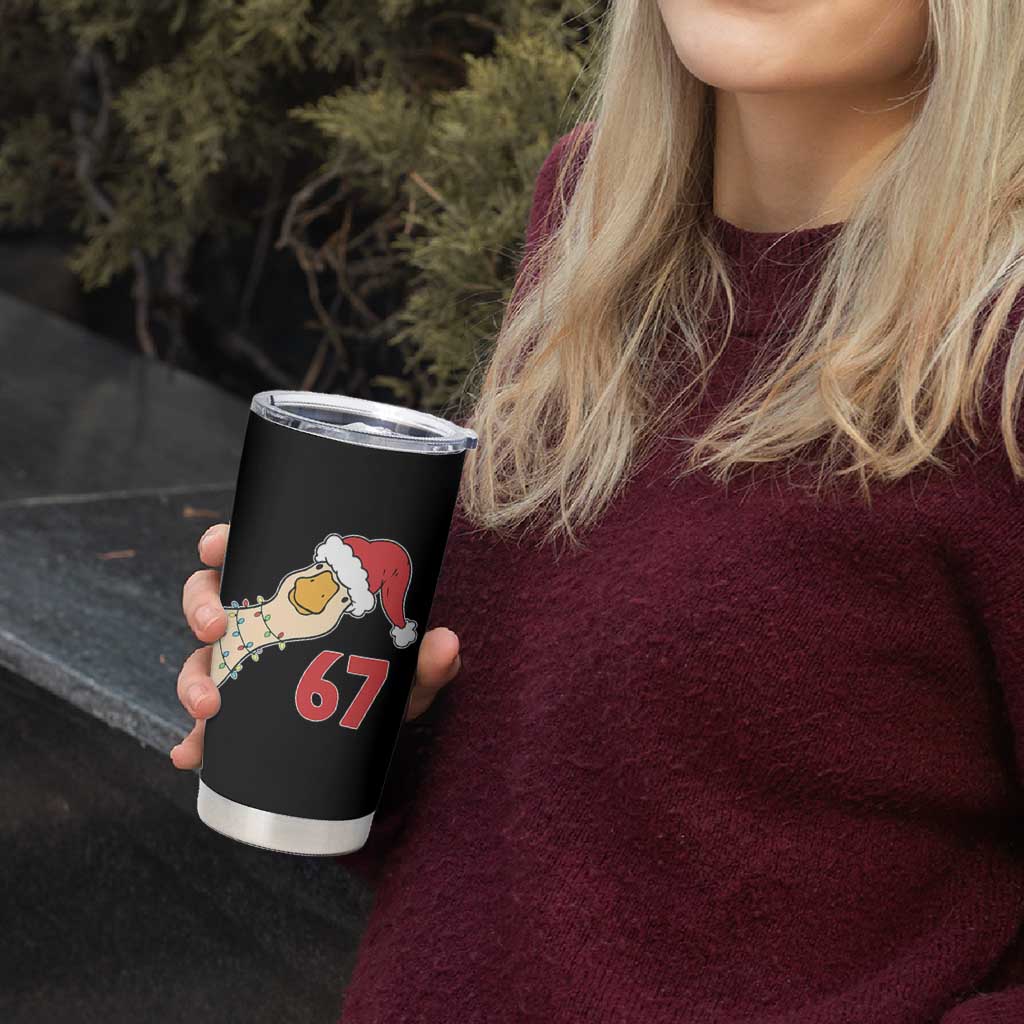 Funny Christmas Silly Goose 67 Meme Festive Holiday Tumbler Cup - Wonder Print Shop
