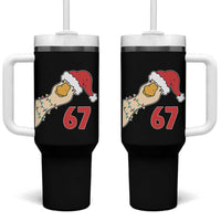 Funny Christmas Silly Goose 67 Meme Festive Holiday Tumbler With Handle - Wonder Print Shop