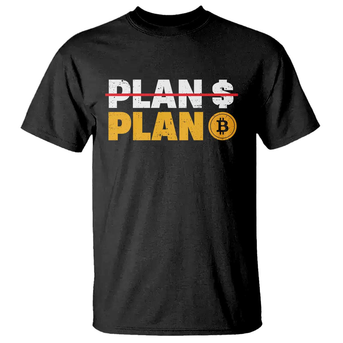 Bitcoin Plan B HODL T Shirt BTC Crypto Currency Traders Blockchain - Wonder Print Shop