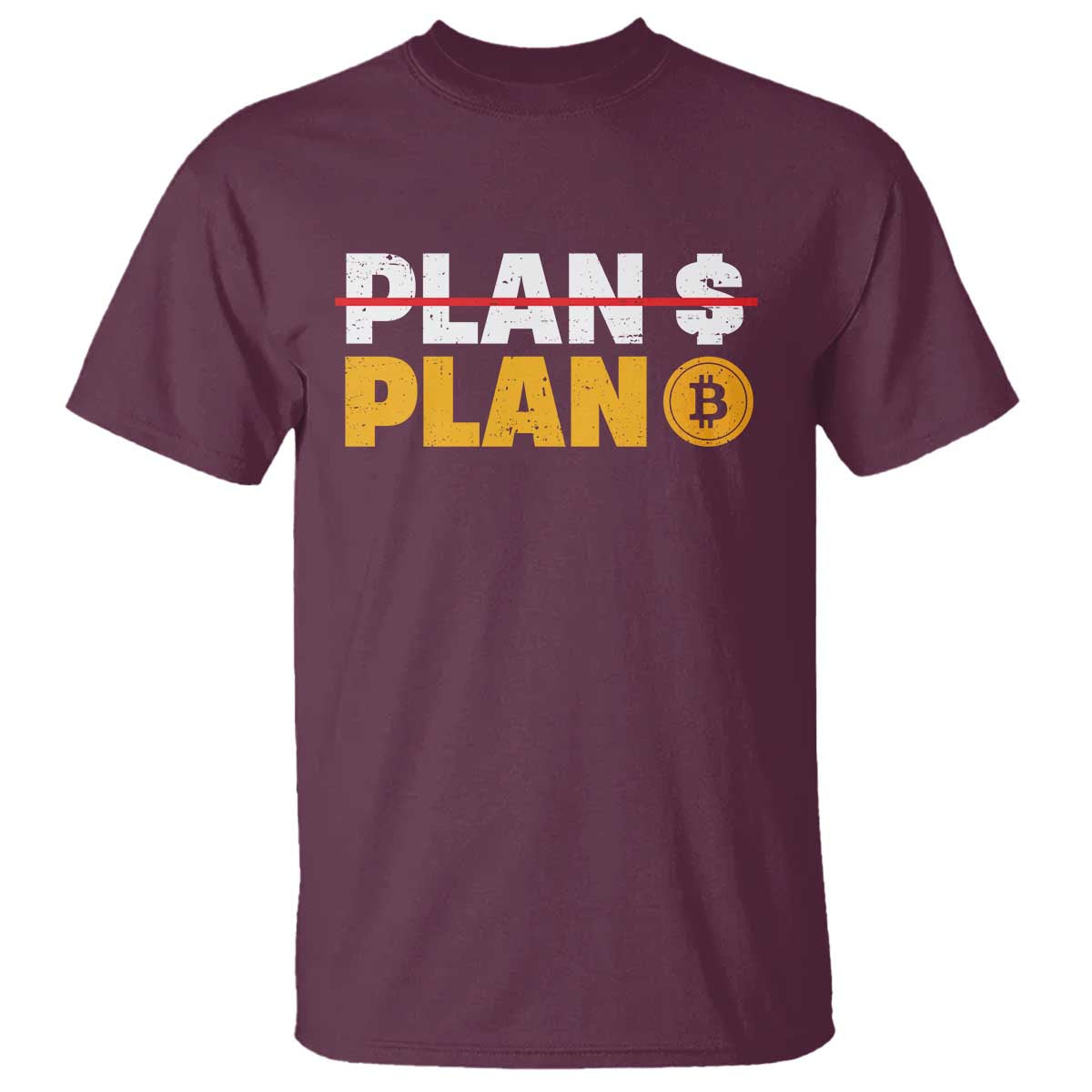 Bitcoin Plan B HODL T Shirt BTC Crypto Currency Traders Blockchain - Wonder Print Shop