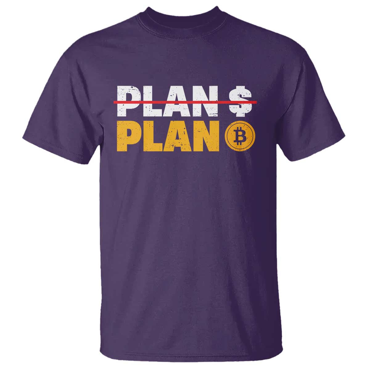 Bitcoin Plan B HODL T Shirt BTC Crypto Currency Traders Blockchain - Wonder Print Shop