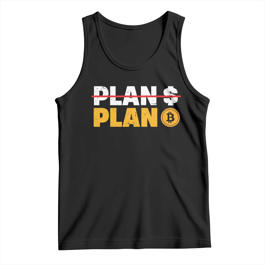 Bitcoin Plan B HODL Tank Top BTC Crypto Currency Traders Blockchain