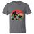 Funny Retro Bigfoot Grilling BBQ Chef T Shirt - Wonder Print Shop