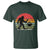 Funny Retro Bigfoot Grilling BBQ Chef T Shirt - Wonder Print Shop