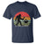 Funny Retro Bigfoot Grilling BBQ Chef T Shirt - Wonder Print Shop