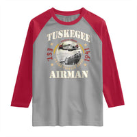 Tuskegee Airman Raglan Shirt Heroes Of Freedom 332ND Fighter Group Est 1941