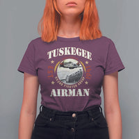 Tuskegee Airman T Shirt For Women Heroes Of Freedom 332ND Fighter Group Est 1941