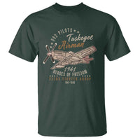 Tuskegee Airman T Shirt Heroes Of Freedom 332ND Fighter Group Est 1941 Vintage Fighter