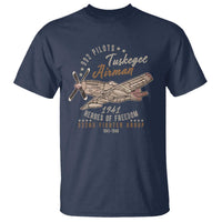 Tuskegee Airman T Shirt Heroes Of Freedom 332ND Fighter Group Est 1941 Vintage Fighter