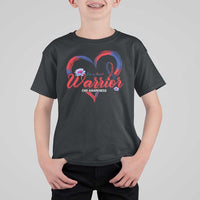 I'm A Heart Warrior T Shirt For Kid Congenital Heart Disease CHD Awareness