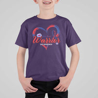 I'm A Heart Warrior T Shirt For Kid Congenital Heart Disease CHD Awareness