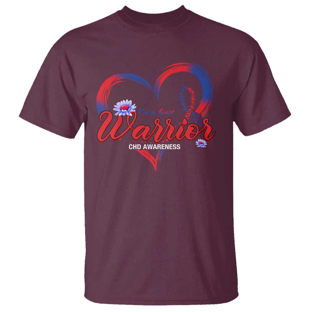 I'm A Heart Warrior T Shirt Congenital Heart Disease CHD Awareness