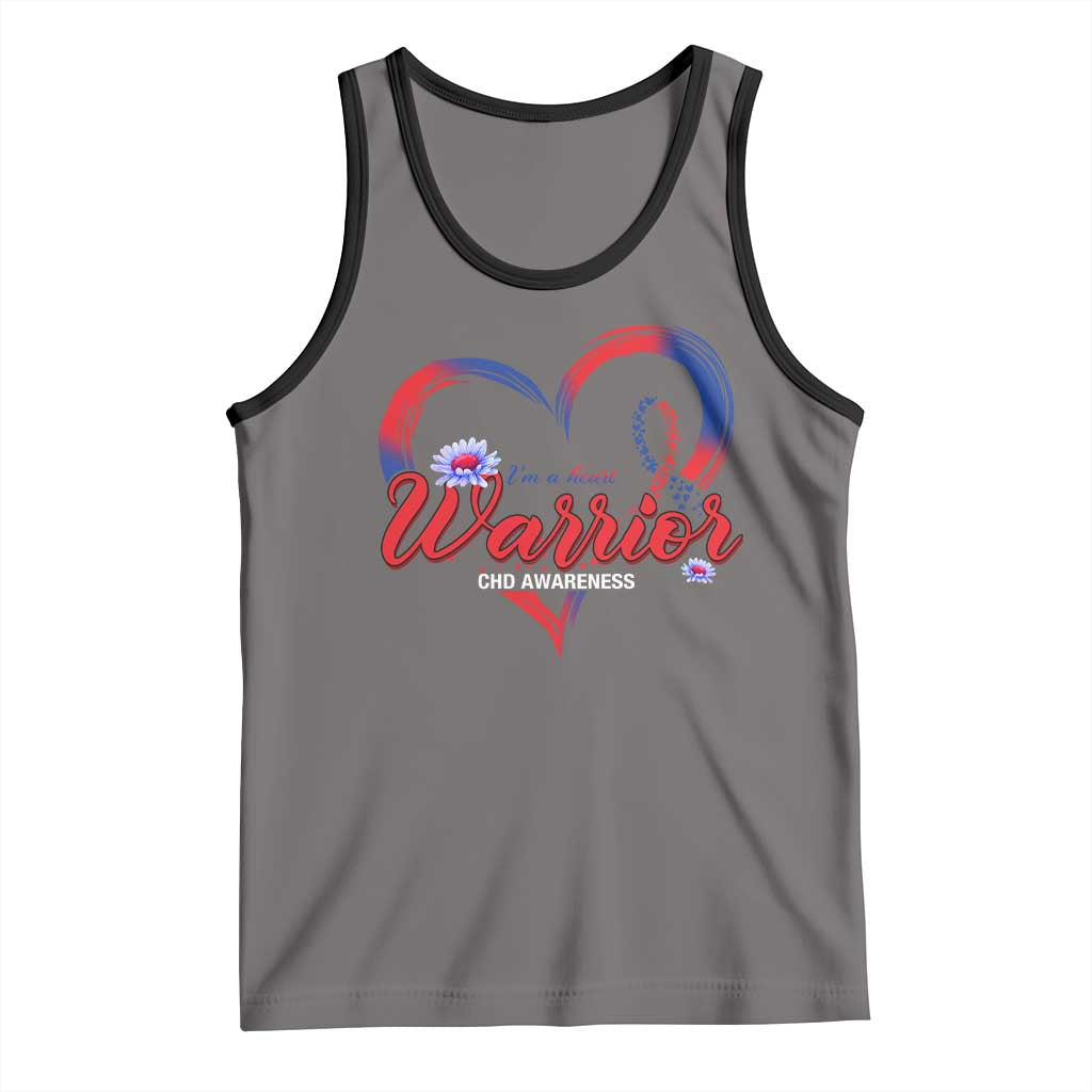 I'm A Heart Warrior Tank Top Congenital Heart Disease CHD Awareness