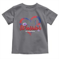 I'm A Heart Warrior Toddler T Shirt Congenital Heart Disease CHD Awareness