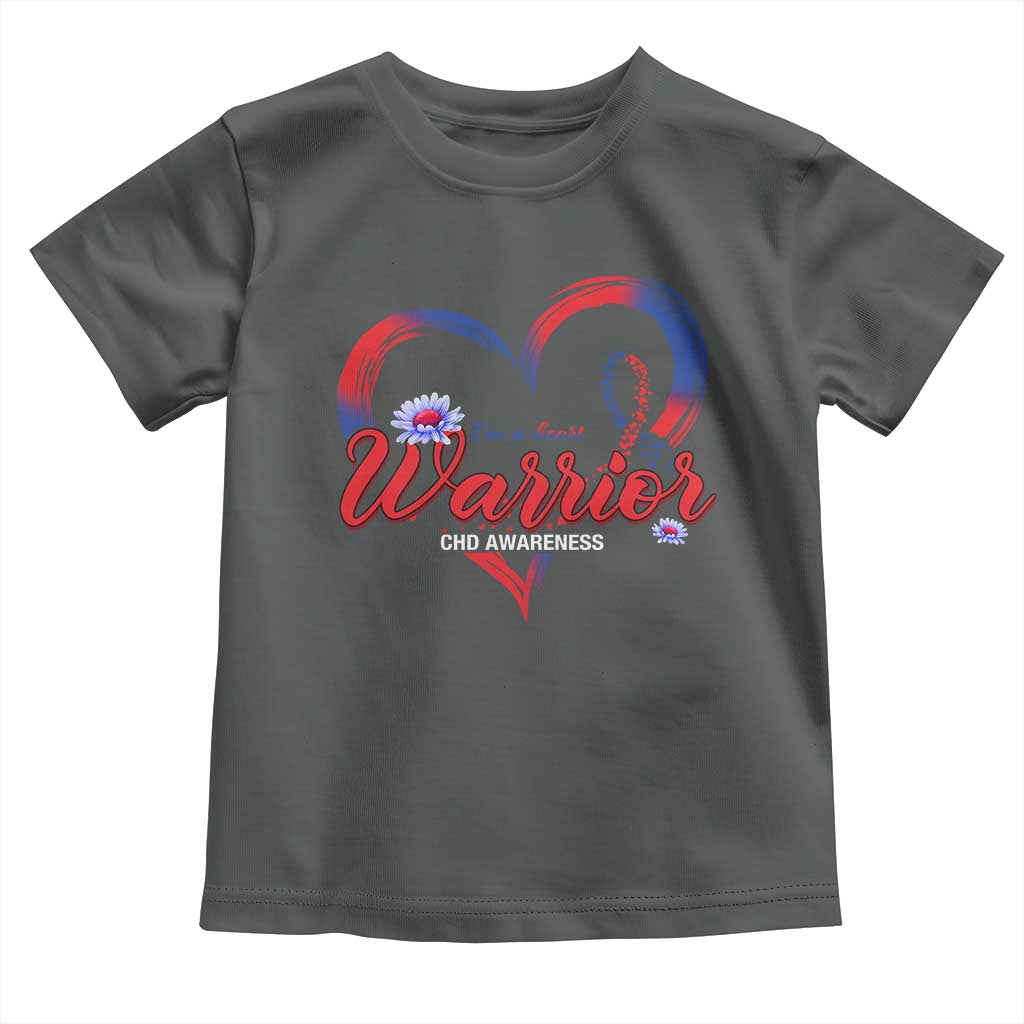 I'm A Heart Warrior Toddler T Shirt Congenital Heart Disease CHD Awareness