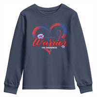 I'm A Heart Warrior Youth Sweatshirt Congenital Heart Disease CHD Awareness