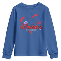 I'm A Heart Warrior Youth Sweatshirt Congenital Heart Disease CHD Awareness