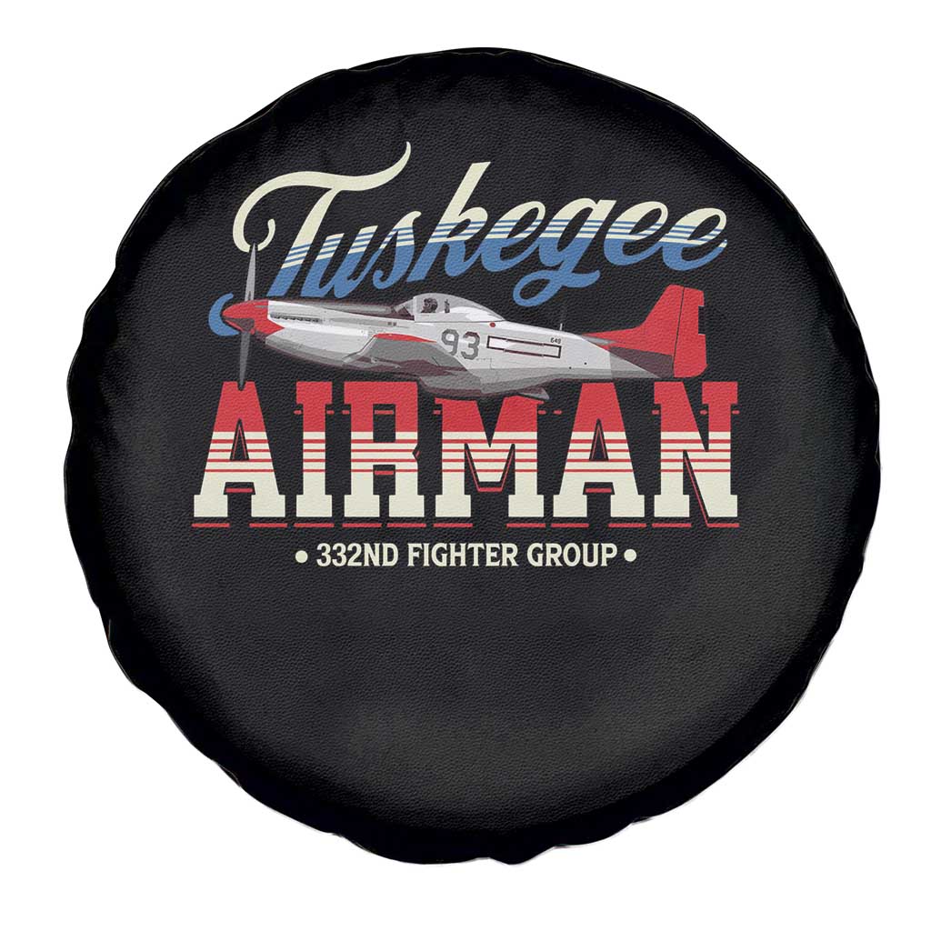 Tuskegee Airman Spare Tire Cover 332ND Fighter Group Airplane