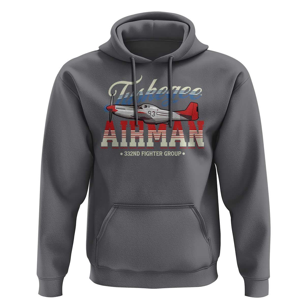 Tuskegee Airman Hoodie 332ND Fighter Group Airplane