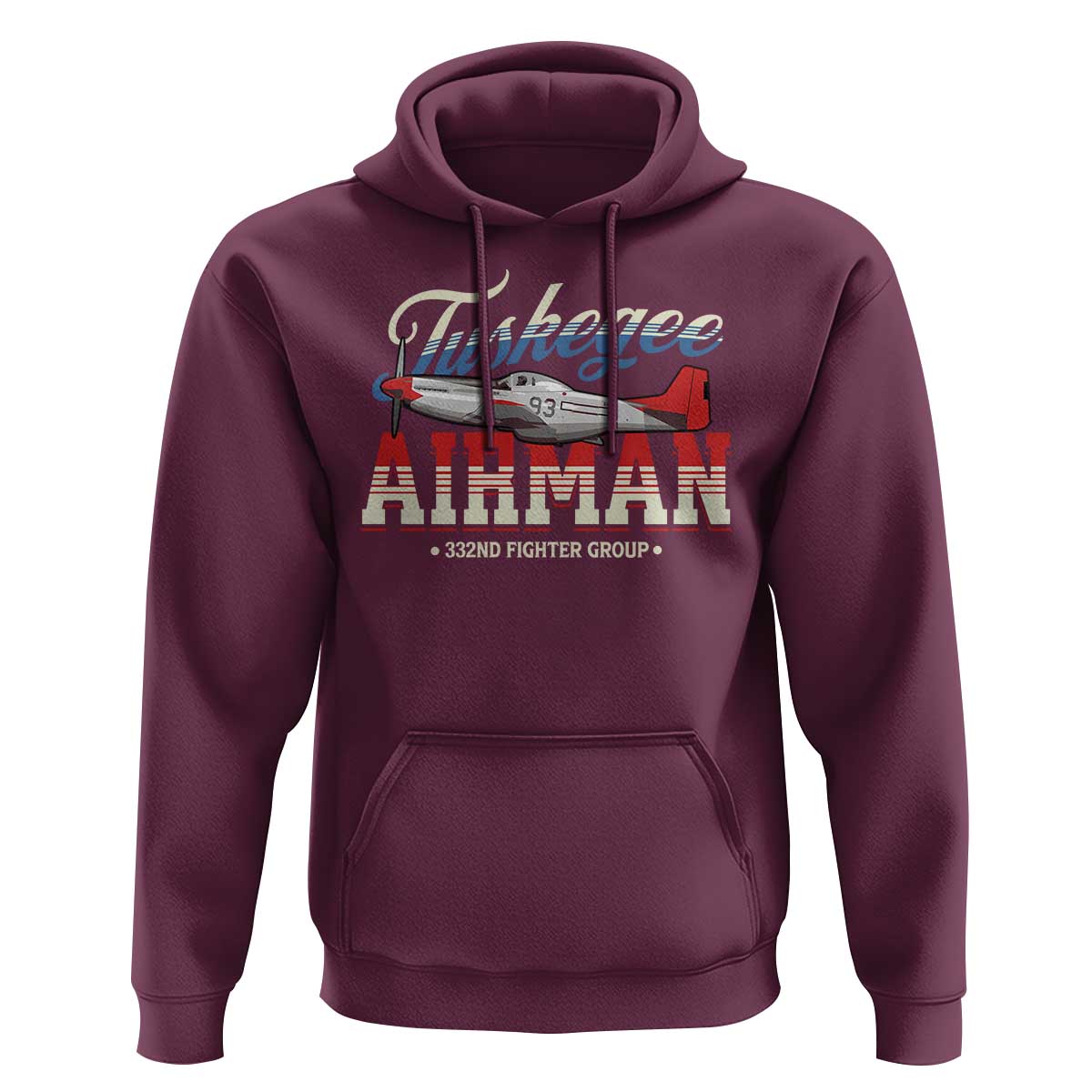 Tuskegee Airman Hoodie 332ND Fighter Group Airplane
