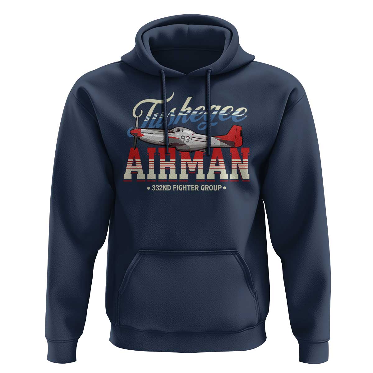 Tuskegee Airman Hoodie 332ND Fighter Group Airplane