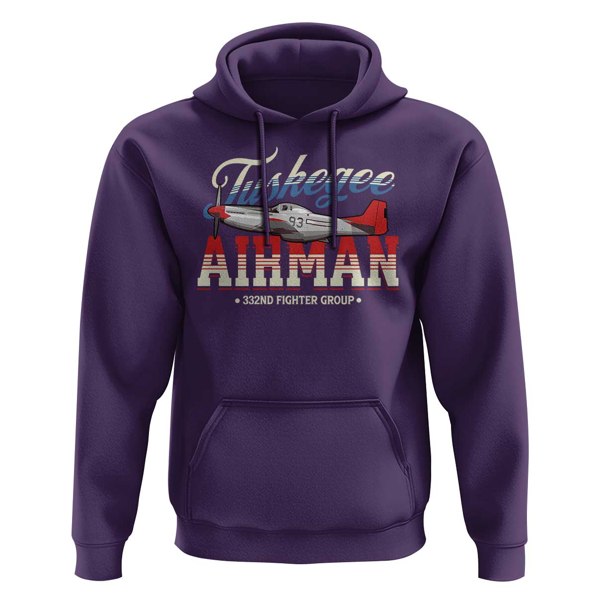 Tuskegee Airman Hoodie 332ND Fighter Group Airplane