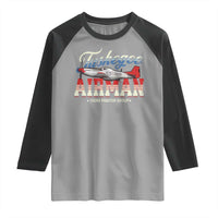 Tuskegee Airman Raglan Shirt 332ND Fighter Group Airplane