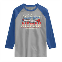 Tuskegee Airman Raglan Shirt 332ND Fighter Group Airplane