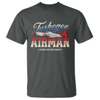 Tuskegee Airman T Shirt 332ND Fighter Group Airplane