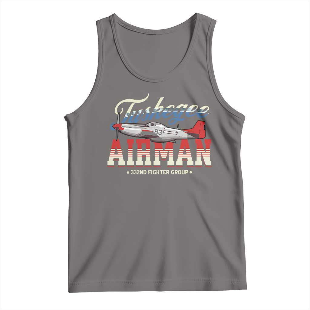 Tuskegee Airman Tank Top 332ND Fighter Group Airplane
