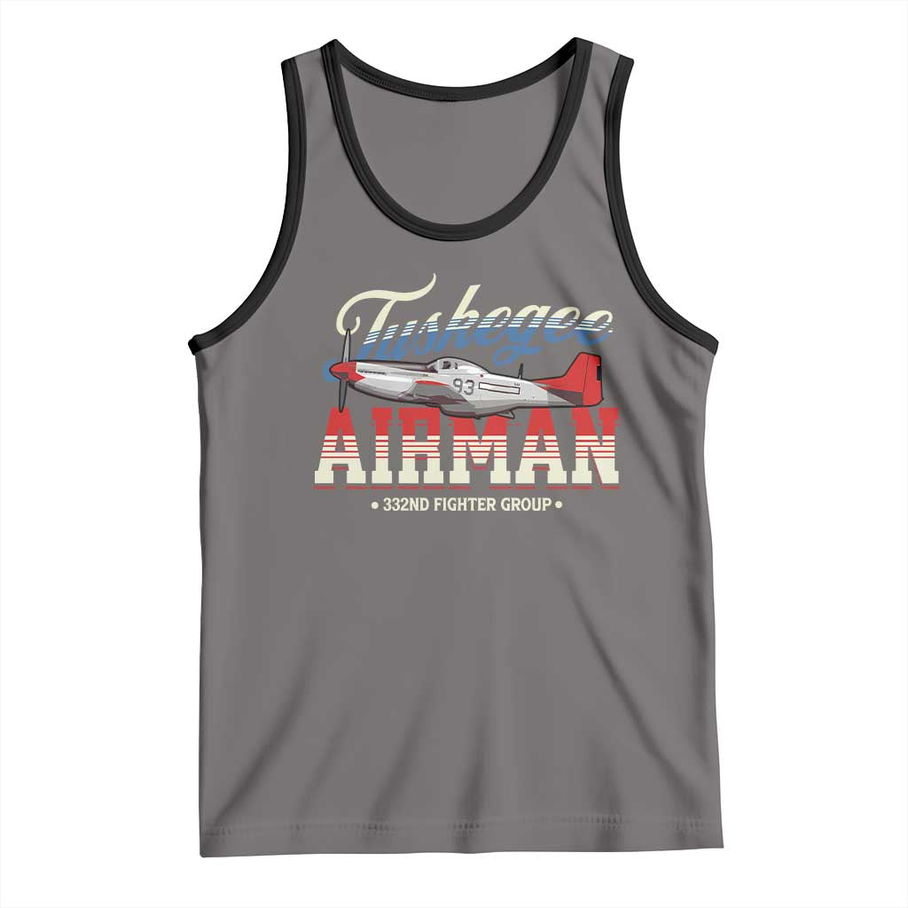 Tuskegee Airman Tank Top 332ND Fighter Group Airplane