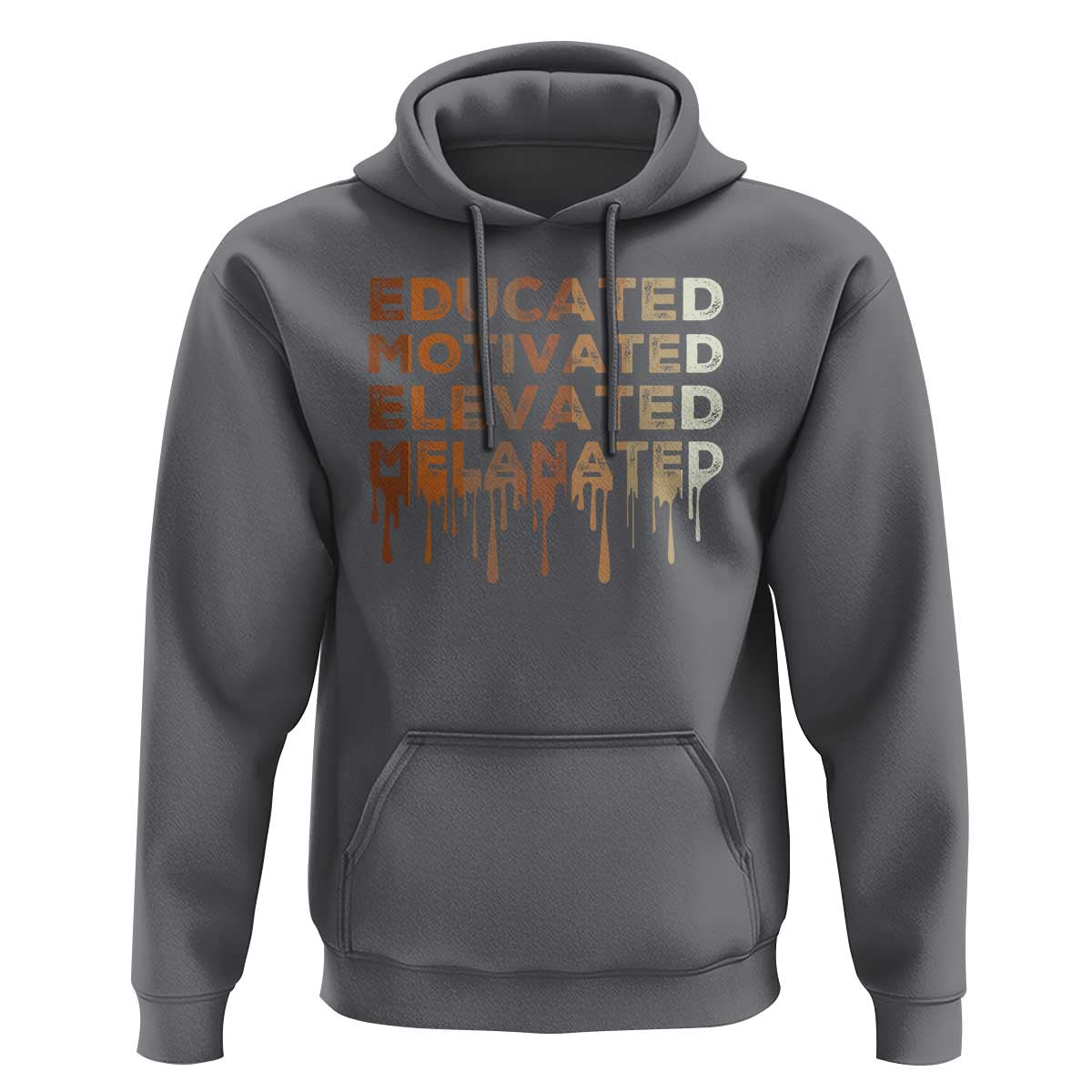 Educated Motivated Elevated Melanated Hoodie Black Pride Melanin