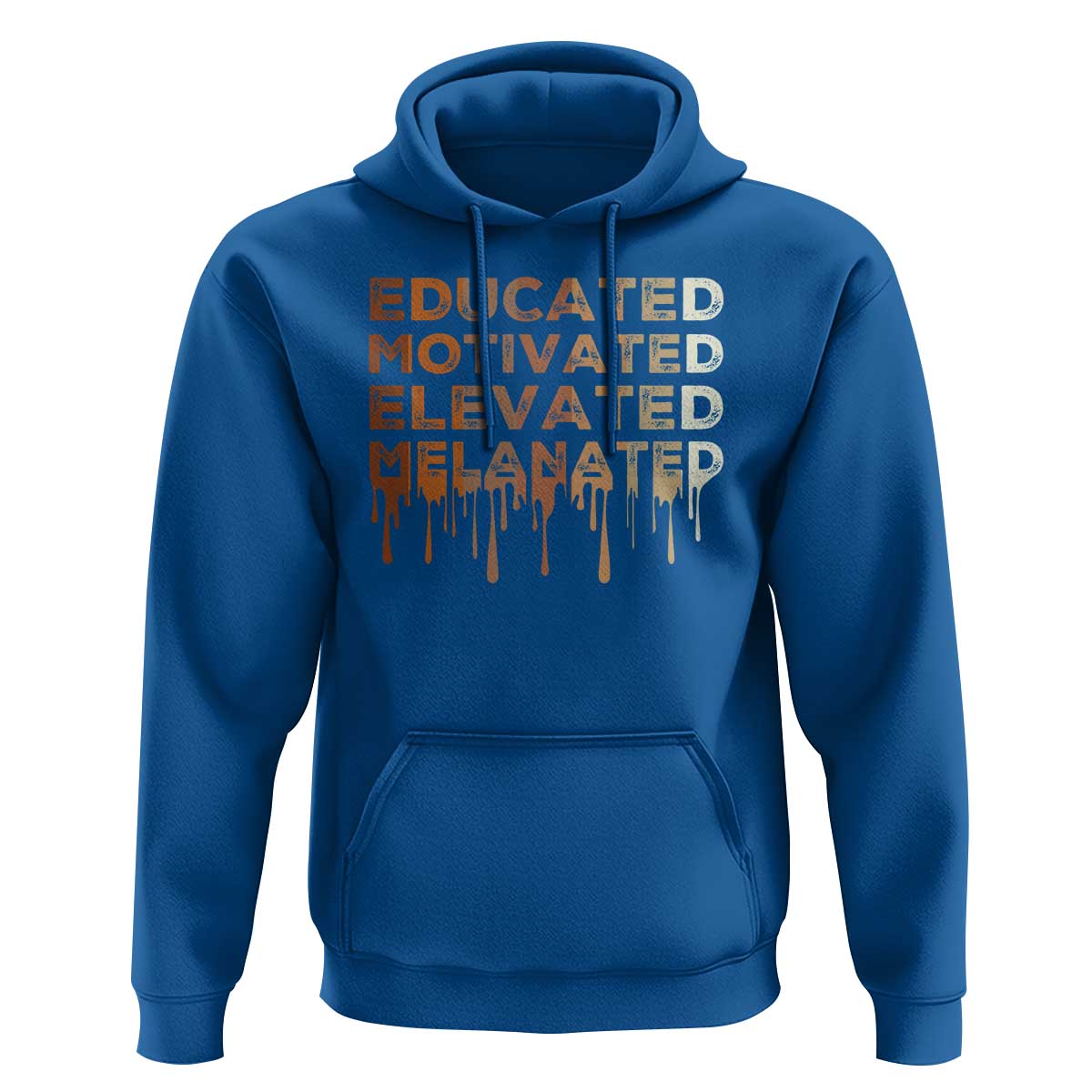 Educated Motivated Elevated Melanated Hoodie Black Pride Melanin