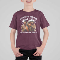 Tuskegee Airman T Shirt For Kid 332ND Fighter Group Black History Month