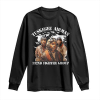 Tuskegee Airman Long Sleeve Shirt 332ND Fighter Group Black History Month