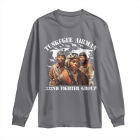 Tuskegee Airman Long Sleeve Shirt 332ND Fighter Group Black History Month