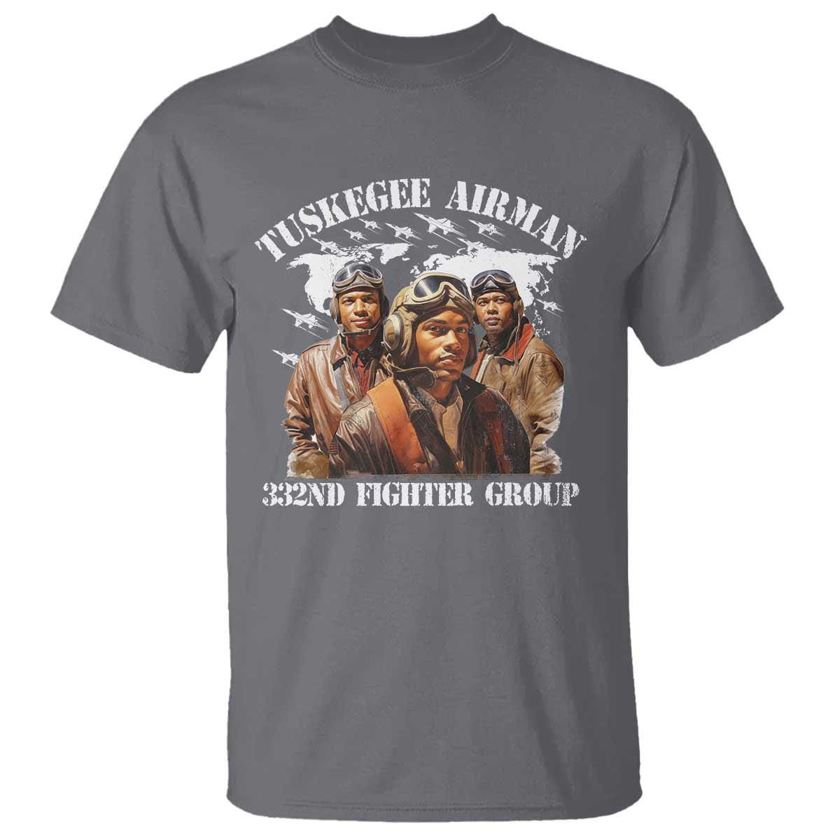 Tuskegee Airman T Shirt 332ND Fighter Group Black History Month