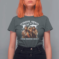 Tuskegee Airman T Shirt For Women 332ND Fighter Group Black History Month