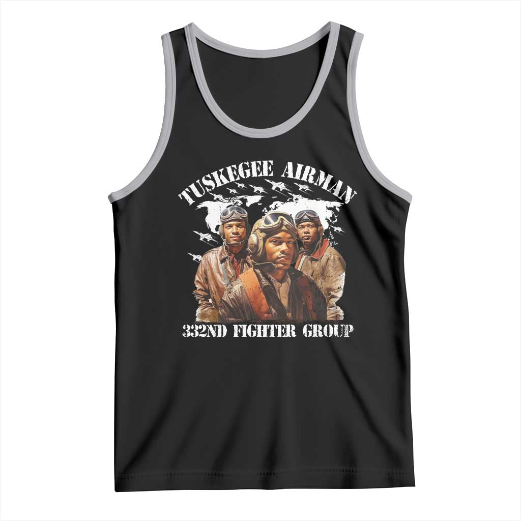 Tuskegee Airman Tank Top 332ND Fighter Group Black History Month