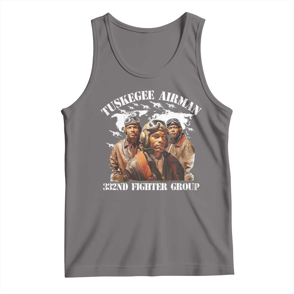 Tuskegee Airman Tank Top 332ND Fighter Group Black History Month