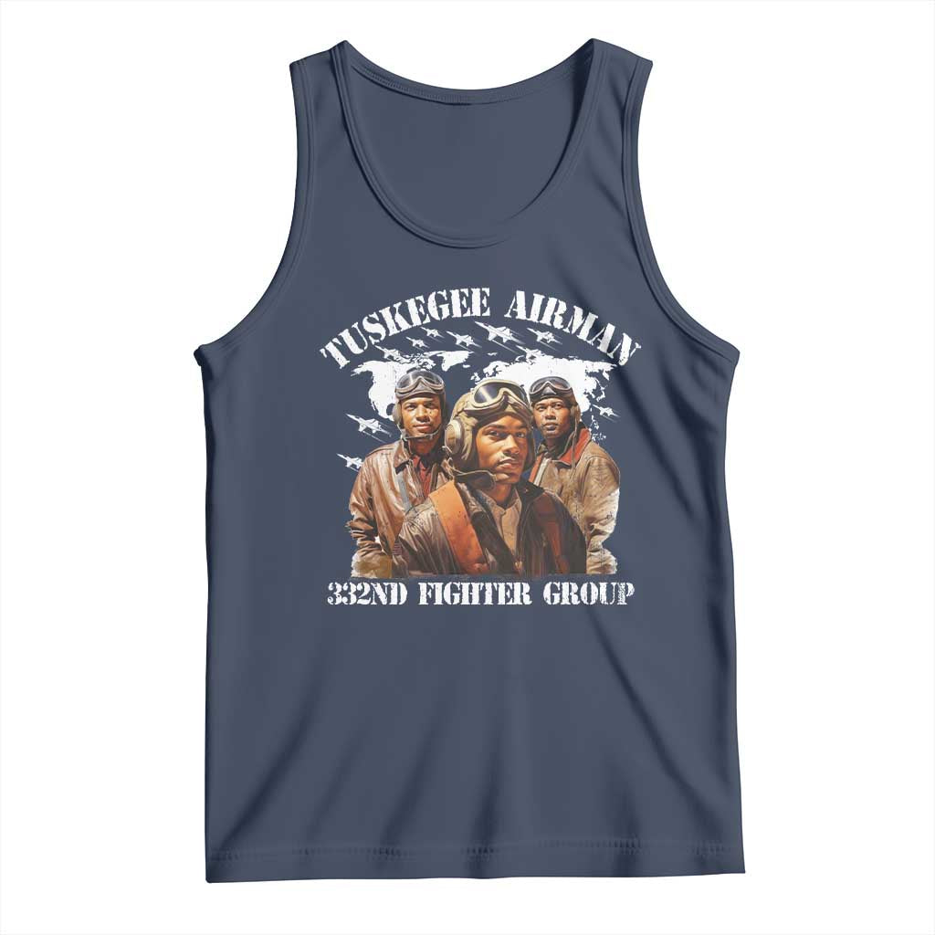 Tuskegee Airman Tank Top 332ND Fighter Group Black History Month